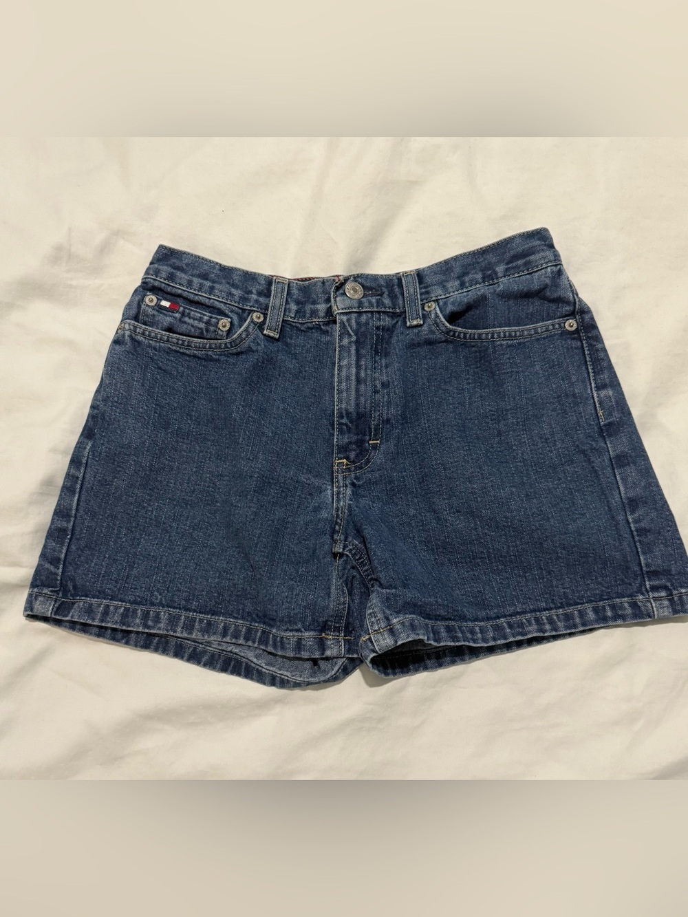 Tommy Hilfiger Navy Blue Denim Jean Shorts